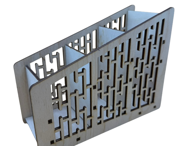 Fernbedienungs-Organizer aus Holz – 3-fach Halter für Fernbedienungen